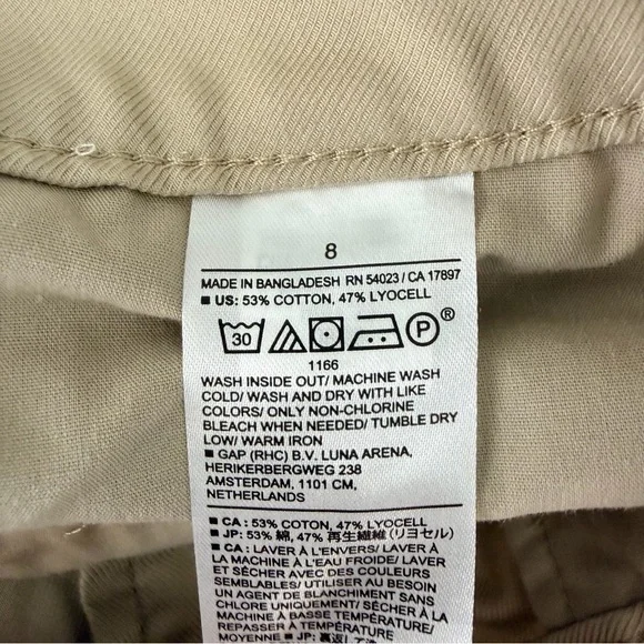 Banana Republic Beige High Rise Wide Leg Cargo Pants | 8 - Picture 6 of 6
